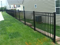 <b>Alumi-Guard Ascot 3 Rail Flat Top Aluminum Fence</b>